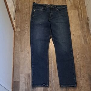 Signature by Levi Strauss Dark Blue Relaxed Jeans